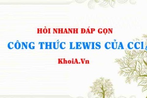 Công thức Lewis của CCl4 (carbon tetrachloride Lewis Structure)